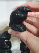 Load image into Gallery viewer, Raven Crow Black Obsidian Crystal Carving Stone.

Protection and Balance

Beautiful polished Black Obsidian Raven / Crow Crystal Carving Stone.  Inspires Protection and Balance
