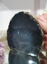 Load image into Gallery viewer, Agate Geode Polished Crystal Stone 95mm | Soothes and Grounds

