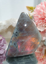 Load image into Gallery viewer, Labradorite Freeform Crystal Carving 

Inspires Transformation and Inner Strength

Lovely Labradorite freeform Crystal Carving stone. 
