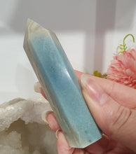 Load image into Gallery viewer, Trolleite Crystal Point Tower Stone.  

INSPIRES MANIFESTATION AND SPIRITUAL GUIDANCE

Lovely Trolleite point tower.  
