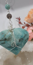 Load image into Gallery viewer, The-Heart-Of-Hope-Amazonite-Heart_Crystal_carving-Crystal-Energy-Enhancer-Suncatcher-Hanger-Ornament-Moonlight-Crystals-Australia
