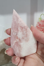 Load image into Gallery viewer, Pink Opal Flames Tower Crystal Carving Stone 

Inspires Compassion and Nurturing

Beautiful Pink Opal Crystal Flame Tower Stone Carving.     


