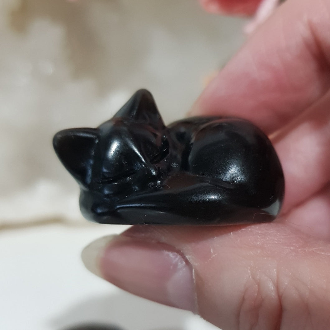 cat-sleeping-crystal-carving-stone-black-obsidian-moonlight-crystals-australia-online-store-melbourne-australia