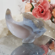 Load image into Gallery viewer, DOLPHIN Druzy Agate Crystal Carving Stone 50mm 6
