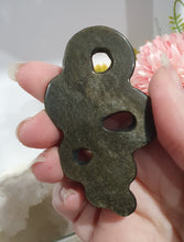 Load image into Gallery viewer, Golden Obsidian Snake Animal Crystal Carving Stone

Inspires Protection and balance

