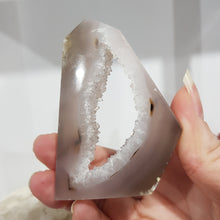 Load image into Gallery viewer, Agate Druzy Crystal Tower Stone 75mm 8  STUNNING
