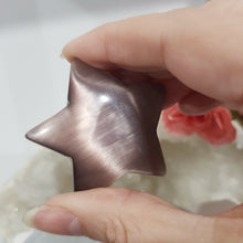 Load image into Gallery viewer, Star Cat Eye Crystal Carving Stone 50mm 1 gorgeous
