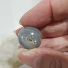 Load image into Gallery viewer, Agate druzy crystal carving sphere stone 20mm 13
