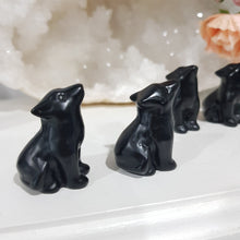 Load image into Gallery viewer, wolf-crystal-carving-stone-black-obsidian-moonlight-crystals-australia-online-store-melbourne-australia
