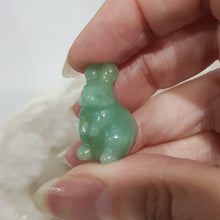 Load image into Gallery viewer, Mini Aventurine Bunny Rabbit Crystal Carving 25mm 2
