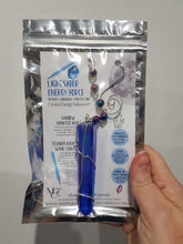 Load image into Gallery viewer, handcrafted-lightsaber-energy-force-titanium-aura-quartz-crystal-energy-enhancer-hanger-ornament-sun catcher-moonlight-crystals-australia-original-creator-of-the-geniune-gemstone-crystal-energy-enhancer©
