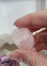 Load image into Gallery viewer, Rose Quartz Crystal Tumble Stone.

Inspires Unconditional Love

Gorgeous Rose Quartz Crystal Tumble Stone. 
