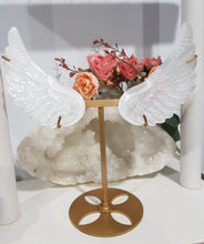 Load image into Gallery viewer, Angel-wings-Selenite-crystal-carving-stone-moonlight-crystals-australia
