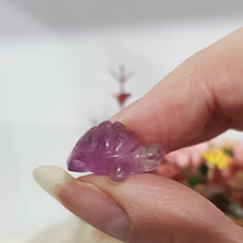 Load image into Gallery viewer, turtle fluorite crystal carving
