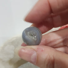 Load image into Gallery viewer, Agate druzy crystal carving sphere stone 20mm 13
