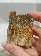 Load image into Gallery viewer, Amber Calcite Specimen Crystal Stone 

PROMOTES TRANQUILITY AND PSYCHIC ABILITY

Gorgeous Amber Calcite Crystal specimen.  Just beautiful!. 
