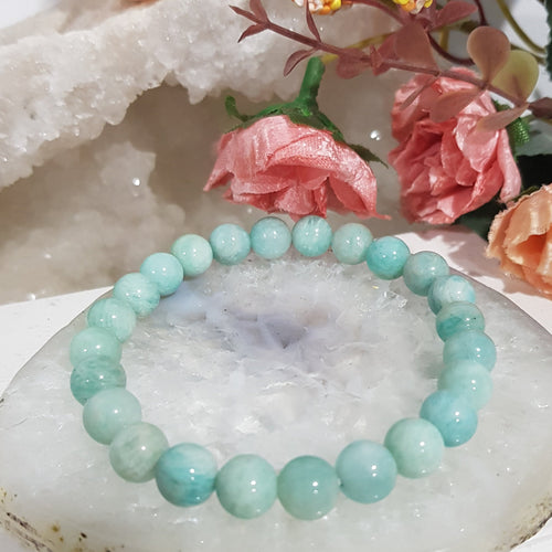 amazonite beaded bracelet