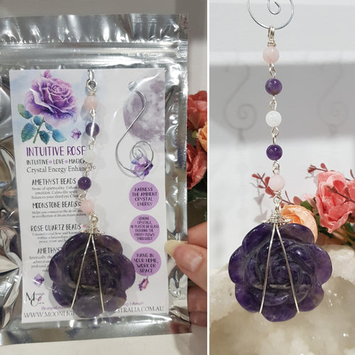 Intuitive-rose-crystal-energy-enhancer-stone-ornament-hanger-suncatcher-moonlight-crystals-australia