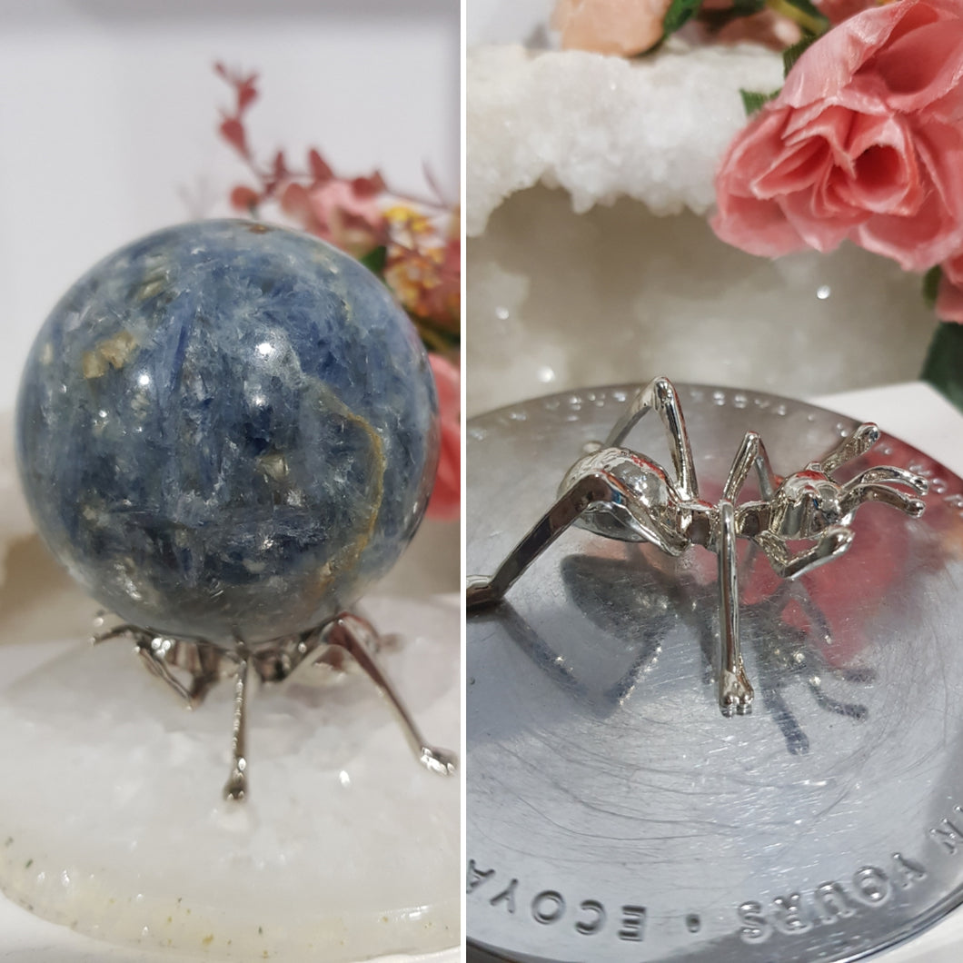 Sphere Stand SILVER alloy ANT design 50mm