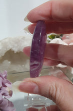 Load image into Gallery viewer, Fluorite Crystal Palm Stone on stand 50mm | Inspires Concentration &amp; Stability 2
