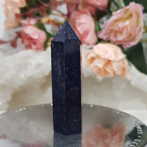 Blue-Sandstone-Crystal-Point_Tower-Stone-Moonlight-Crystals-Australia