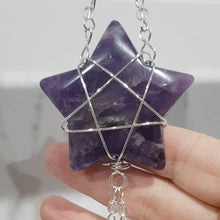 Load image into Gallery viewer, Shooting-Star-Amethyst-Stone-Crystal-Energy-Enhancer-Suncatcher-Hanger-Ornament-Moonlight-Crystals-Australia
