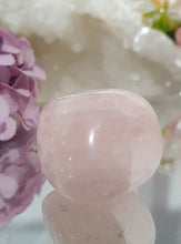 Load image into Gallery viewer, Rose Quartz Crystal Tumble Stone.

Inspires Unconditional Love

Gorgeous Rose Quartz Crystal Tumble Stone. 
