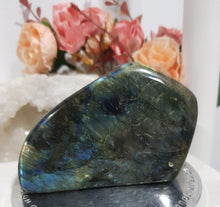 Load image into Gallery viewer, Labradorite Freeform Crystal Carving Stone 80mm 6
