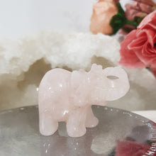 Load image into Gallery viewer, elephant Rose Quartz Crystal
