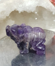 Load image into Gallery viewer, Bear Amethyst Animal Crystal Carving Stone Stone 45mm 6
