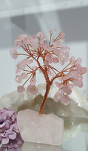 Load image into Gallery viewer, Rose Quartz Crystal Tree on Rose Quartz Base Stone

INSPIRES UNCONDITIONAL LOVE

Lovely Rose Quartz crystal Tree. 
