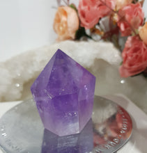 Load image into Gallery viewer, Amethyst Freeform Gemmy Crystal Carving Stone 45mm 9 FEW DIVITS
