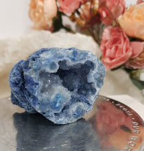 Load image into Gallery viewer, Agate-Geode-Blue-Dyed-Cave-Tower-Stone-Crystal-Moonlight-Crystals-Australia

