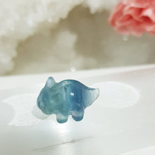 Load image into Gallery viewer, Mini Collectables crystal carving AXOLOTL fluorite 18mm 703
