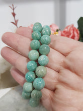 Load image into Gallery viewer, Amazonite Crystal Bracelet 10mm gemstone beaded Bracelet 8 inch B103
