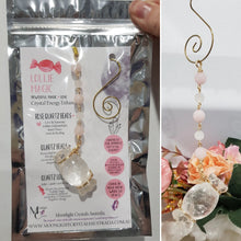 Load image into Gallery viewer, lollie-candy-crystal-energy-enahncer-hanger-ornament-sun catcher-handcrafted
