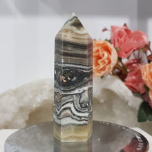 Load image into Gallery viewer, chocolate-calcite-crystal-tower-point
