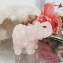 Load image into Gallery viewer, elephant Rose Quartz Crystal
