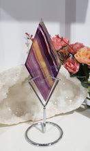Load image into Gallery viewer, Fluorite-Diamond-on-Stand-Crystal-Stone-Moonlight-Crystals-Australia
