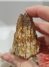 Load image into Gallery viewer, Amber Calcite Specimen Crystal Stone 

PROMOTES TRANQUILITY AND PSYCHIC ABILITY

Gorgeous Amber Calcite Crystal specimen.  Just beautiful!. 

