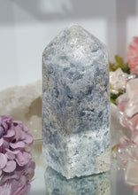 Load image into Gallery viewer, Celestite Crystal Cluster Tower.

Inspires Communication with the Angels

Gorgeous Celestite Crystal Cluster Tower.  


