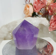 Load image into Gallery viewer, Amethyst Freeform Gemmy Crystal Carving Stone 45mm 9 FEW DIVITS
