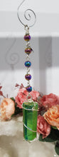 Load image into Gallery viewer, Light-Saber-Energy-Force-Titanium-Aura-crystal-energy-enhancer-amethyst-stone-suncatcher-ornament-hanger
