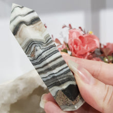Load image into Gallery viewer, chocolate-calcite-crystal-tower-point
