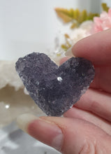 Load image into Gallery viewer, Heart Amethyst Cluster Crystal Carving Stone

Inspires Intuition

Beautiful Cluster Amethyst heart Crystal Carving.
