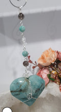 Load image into Gallery viewer, The-Heart-Of-Hope-Amazonite-Heart_Crystal_carving-Crystal-Energy-Enhancer-Suncatcher-Hanger-Ornament-Moonlight-Crystals-Australia
