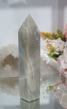 Load image into Gallery viewer, Trolleite Crystal Point Tower Stone.  

INSPIRES MANIFESTATION AND SPIRITUAL GUIDANCE

Lovely Trolleite point tower.  

