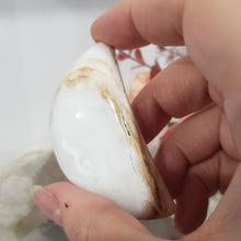 Load image into Gallery viewer, Moon Calcite Quartz Crystal Carving 65mm 2
