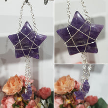 Load image into Gallery viewer, Shooting-Star-Amethyst-Stone-Crystal-Energy-Enhancer-Suncatcher-Hanger-Ornament-Moonlight-Crystals-Australia
