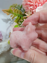 Load image into Gallery viewer, Highland Cow Pink Opal Crystal Carving Stone | Inspires Compassion and Peace

Gorgeous cute Pink Opal Highland Cow Crystal Carving Stone.
